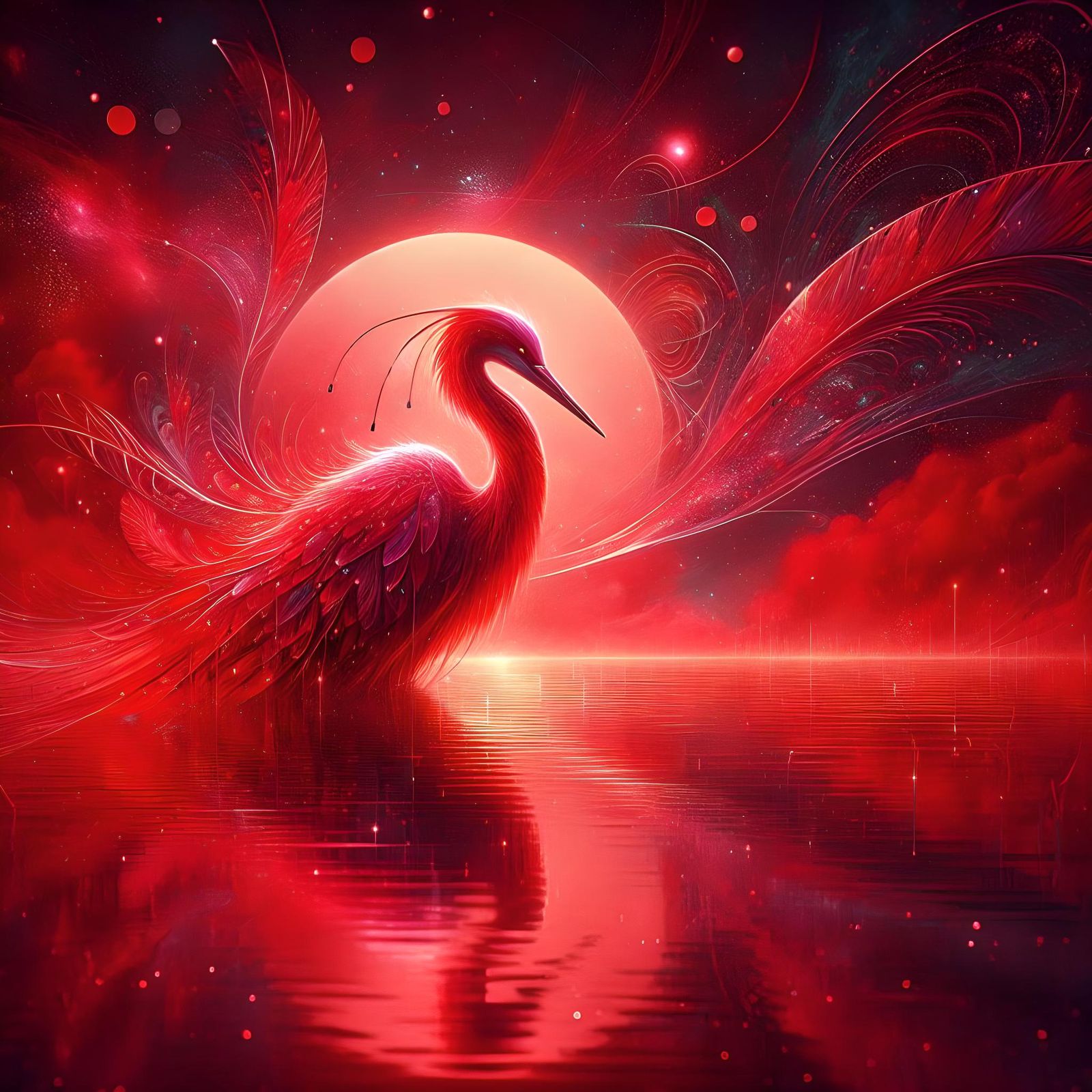 The Red Heron