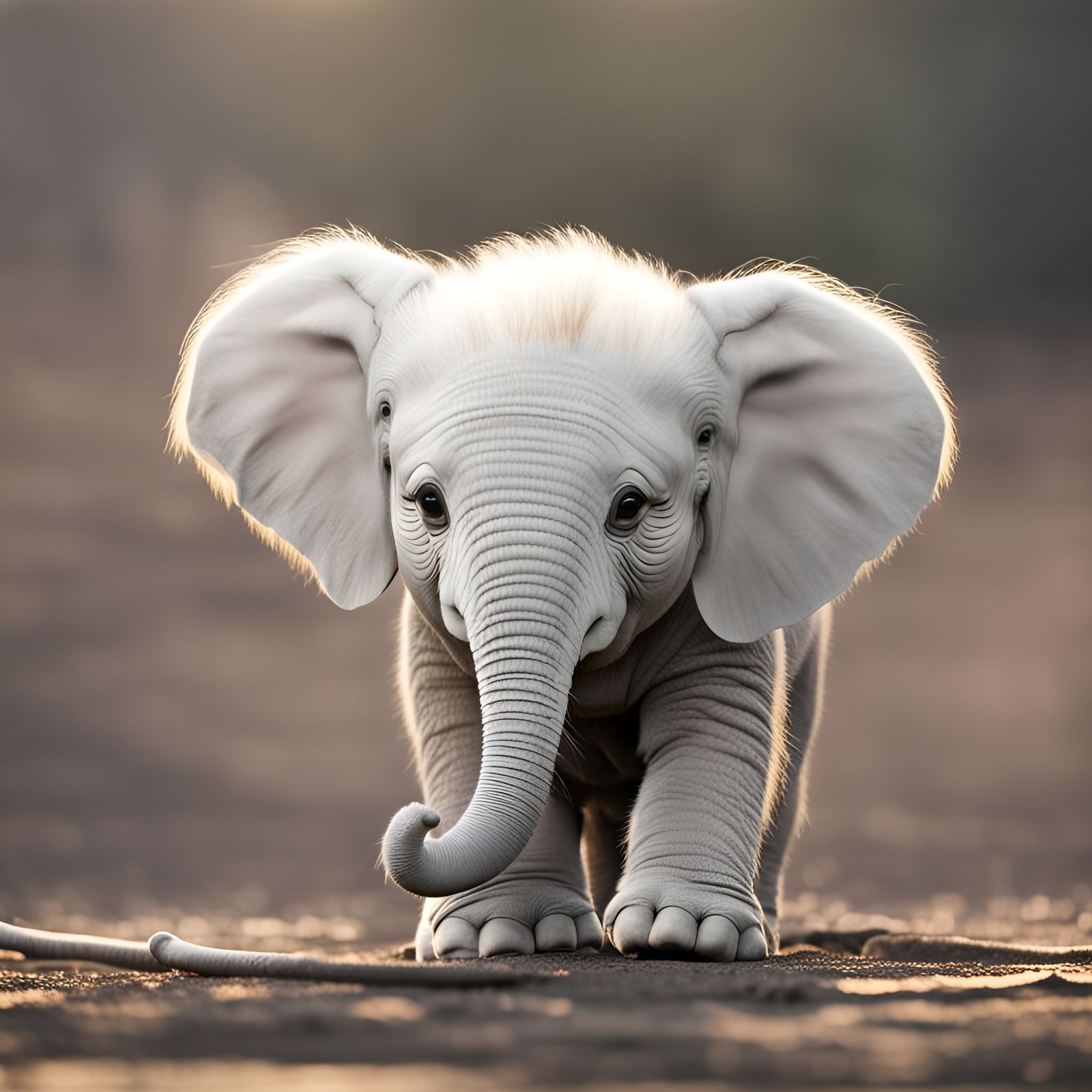 A cute baby Elephant.