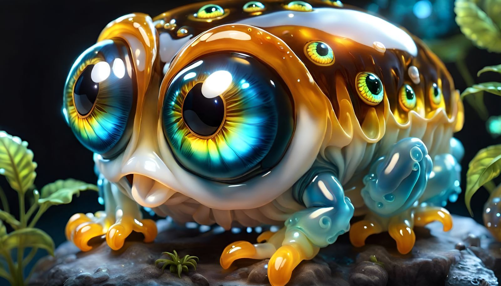 Cute Alien Creature  by @Morkai