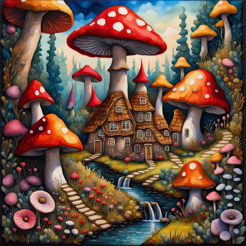 Fungus village