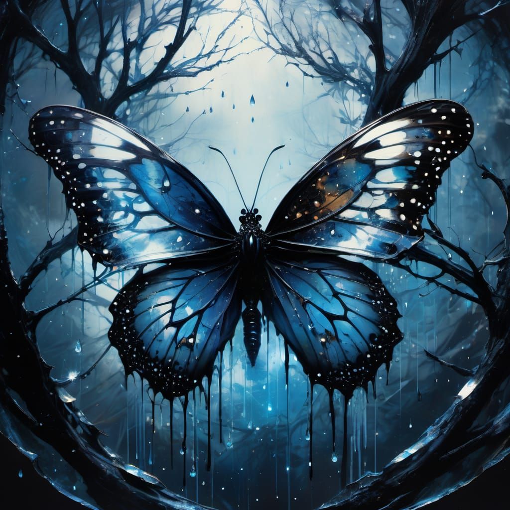 Butterfly in a torn world