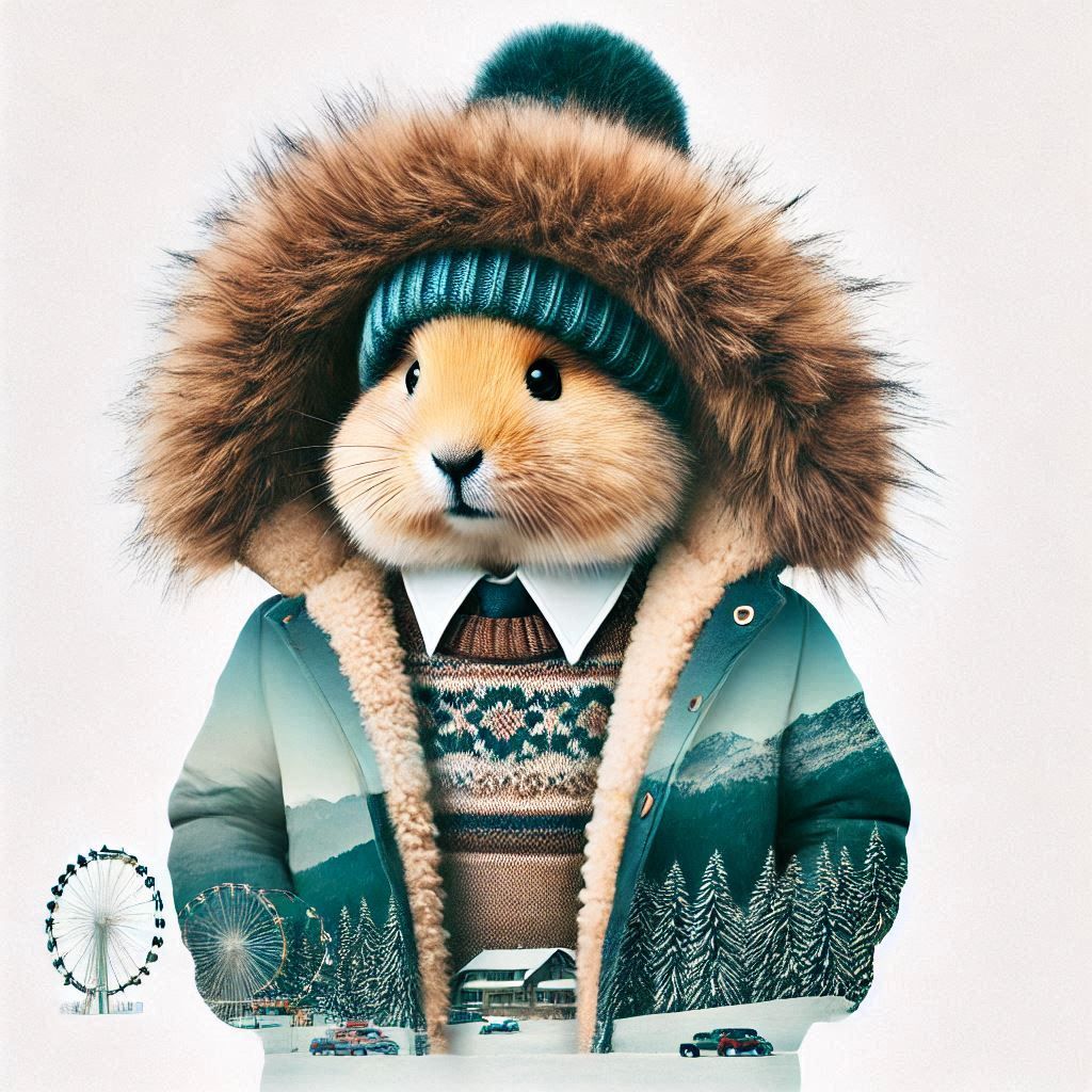 double exposure beautiful fantasy DALL-E 3 portrait landscape..