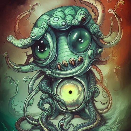 Cute Cthulhu 4