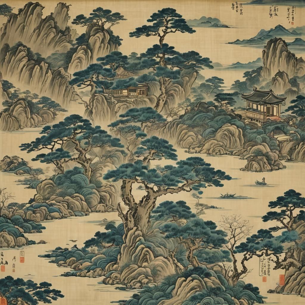 Picasso Watches Guernica Burn: Cubist Cinematic Still