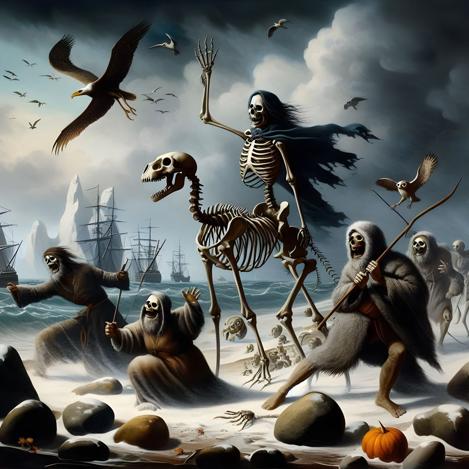 Evolving skeletons 8