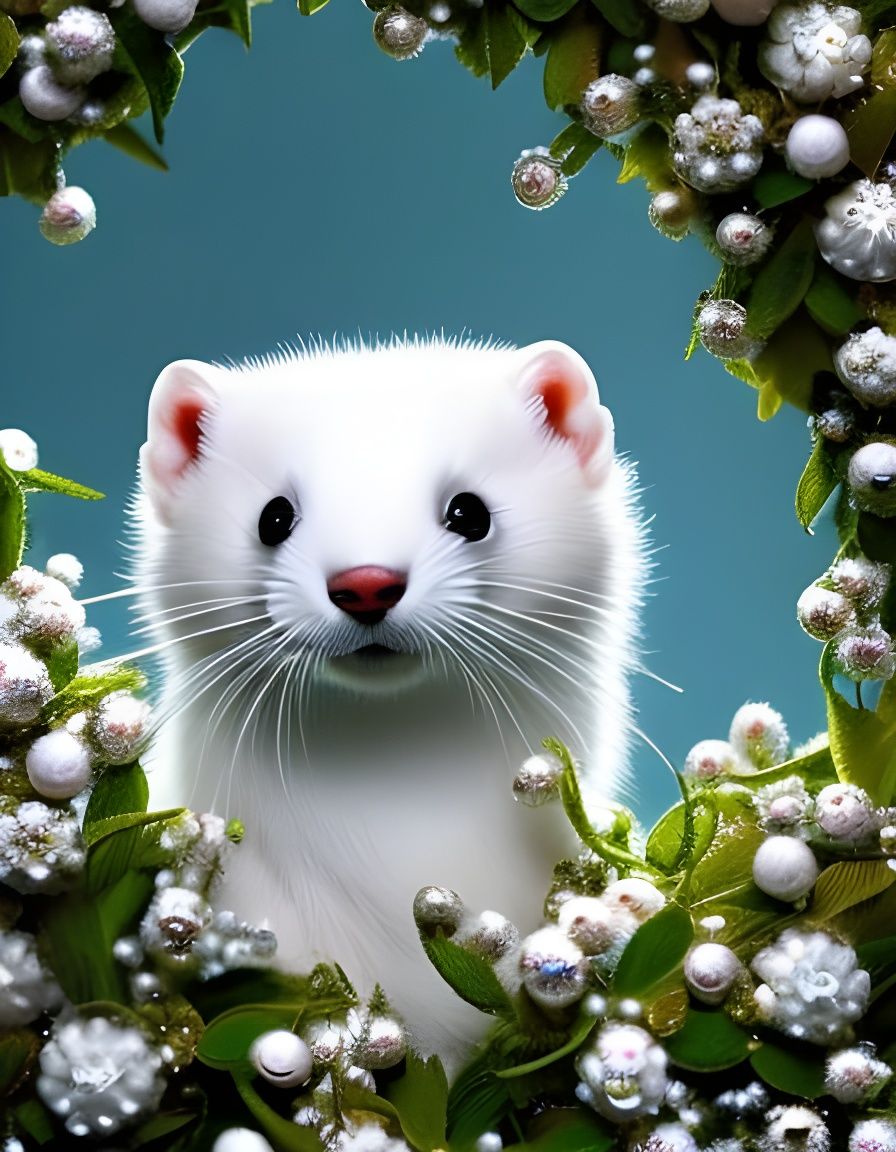 Peek-a-Boo Ferret🤍
