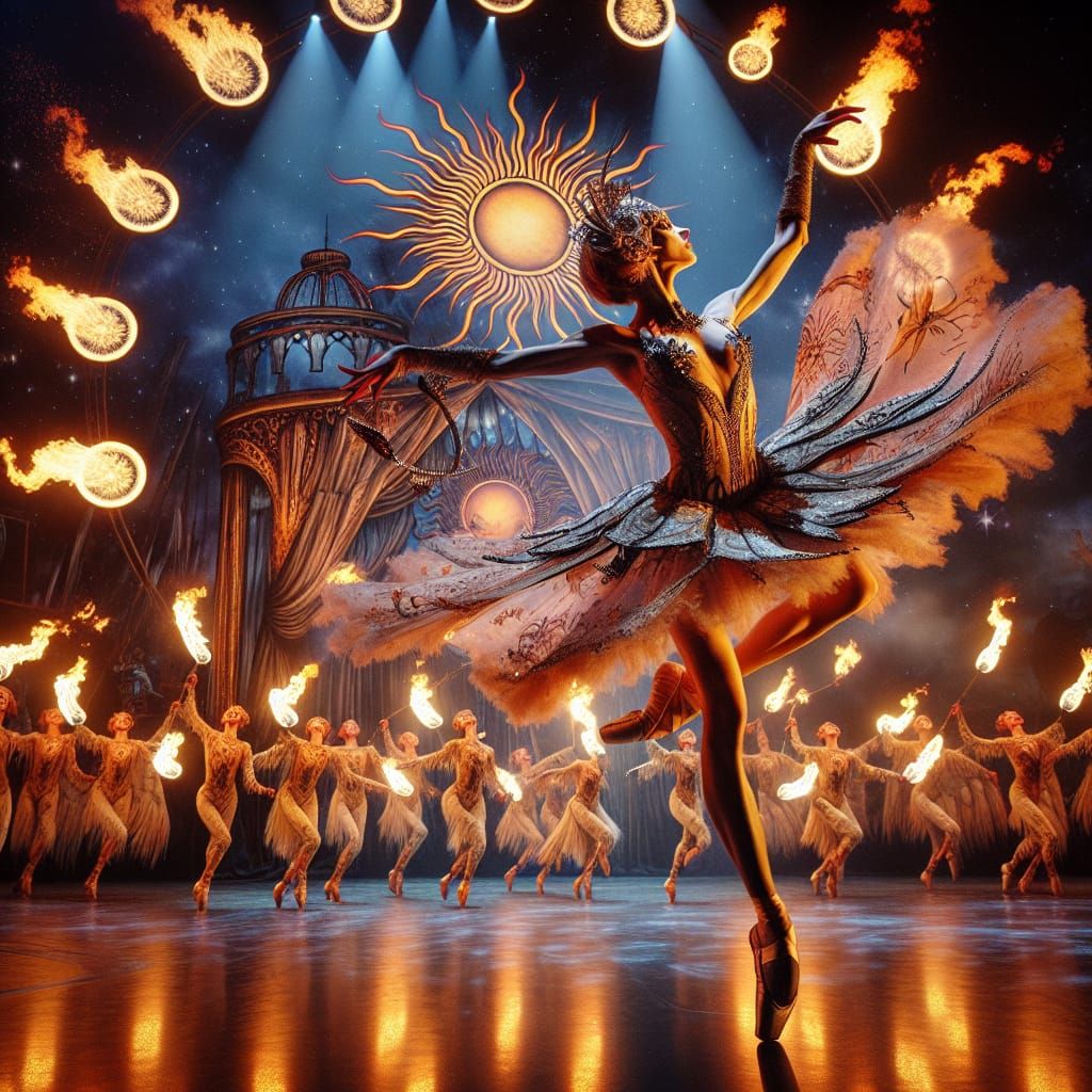 Ballet Illuminaughty, Illuminati Ballerina, Mystic Fire Poi,...