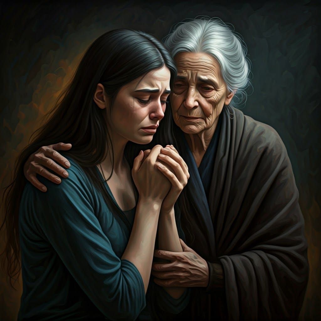 Mother's Comfort  by @Ellie_Valkyrie