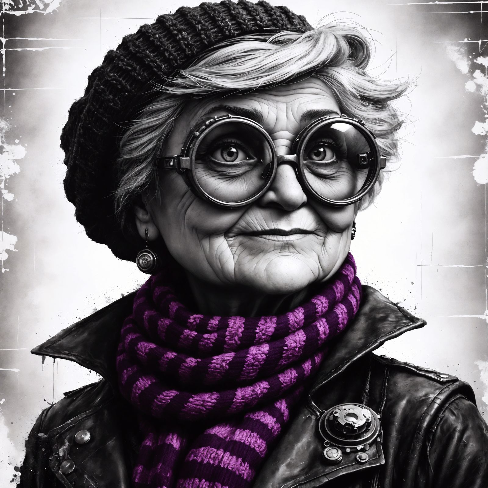 Violet Scarf