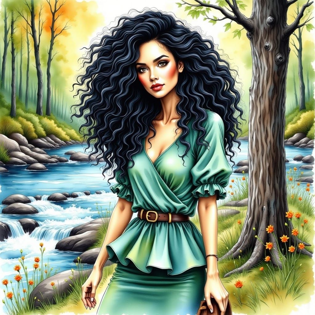 <lora:Ink illustration:1.0>