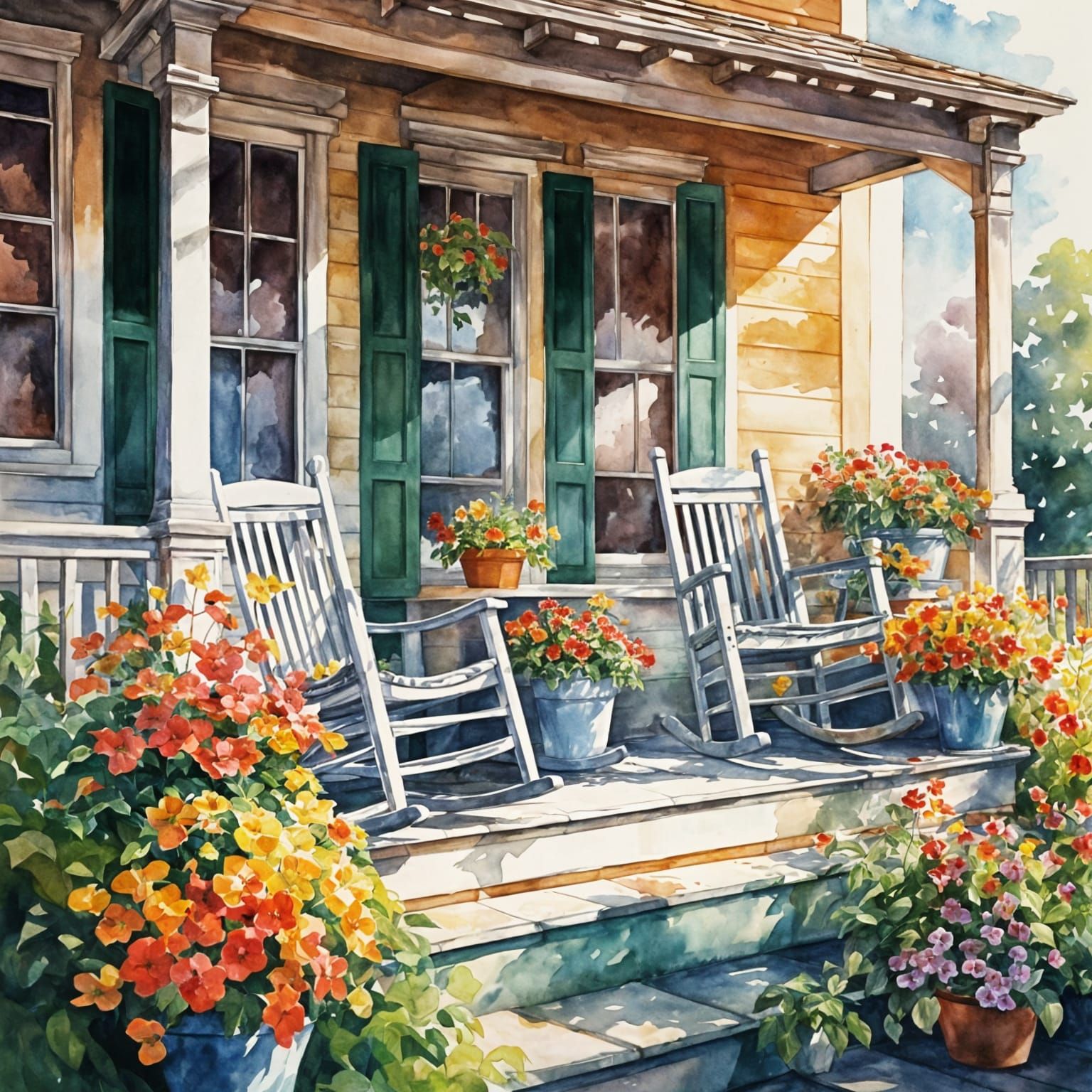 Porch  With Rockers
  by @undefined