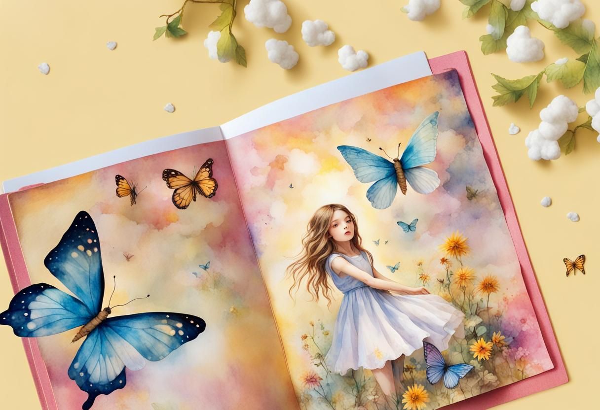 Scrapbooking Time AI Generated Artwork NightCafe Creator