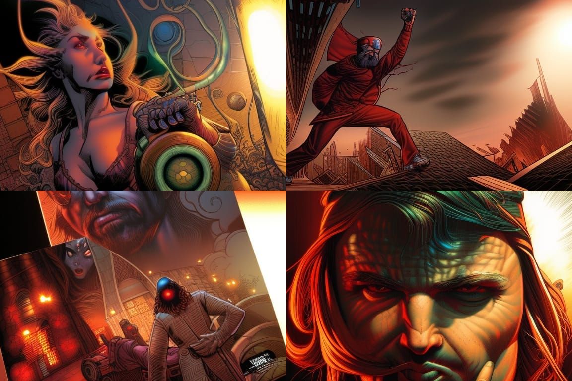Mark Brooks and Dan Mumford, comic book art, perfect, smooth
