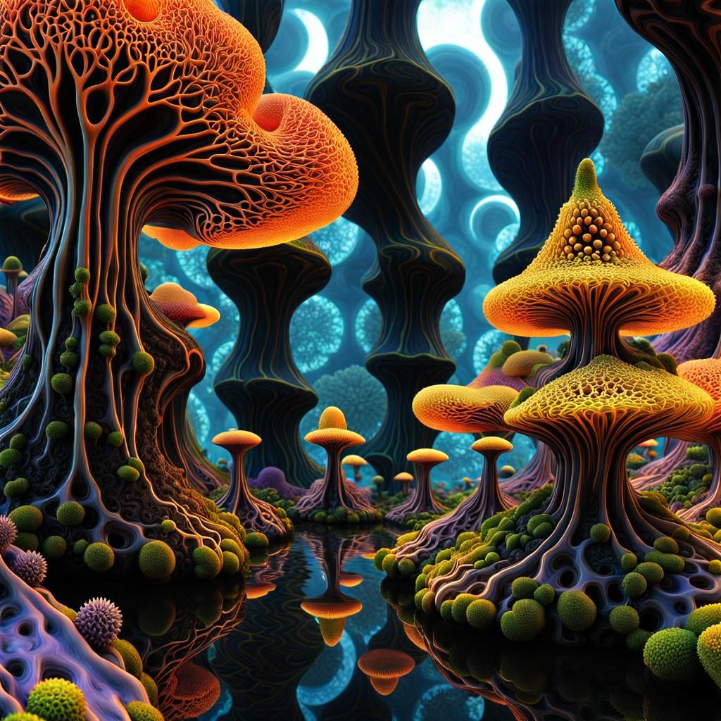 Fungal Dreamscape (DreamShaper)