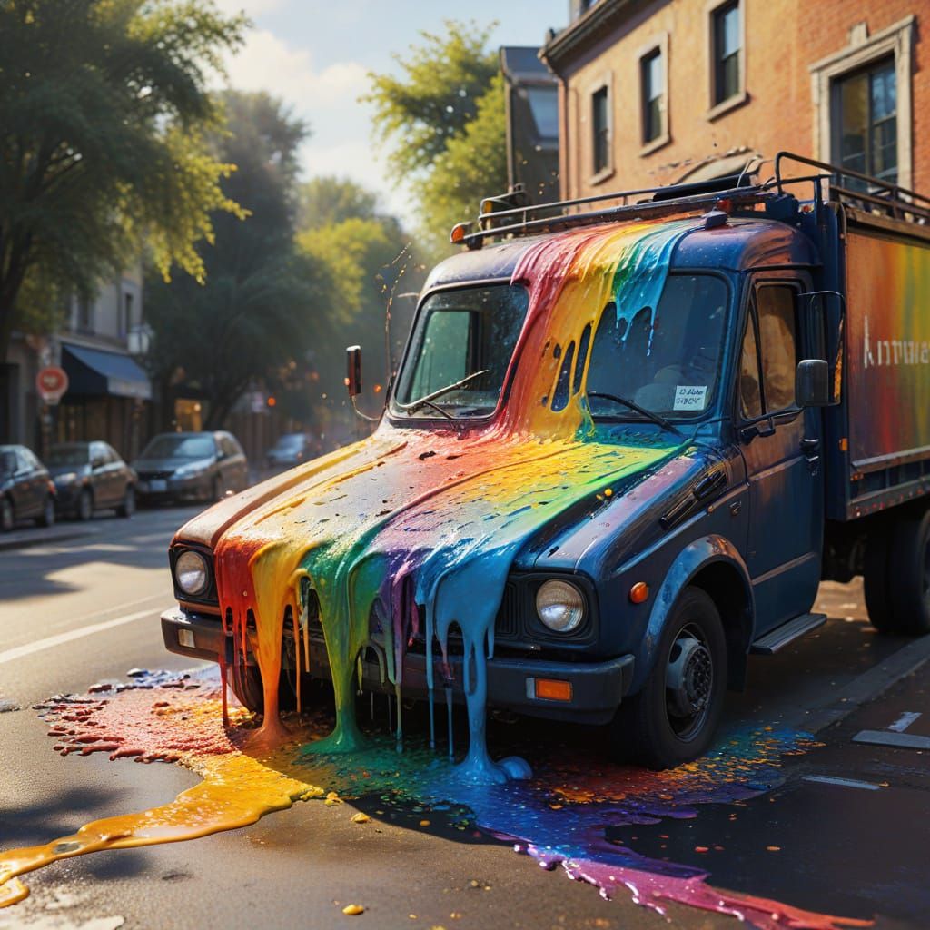 Spilled Paint  by @Soynuts