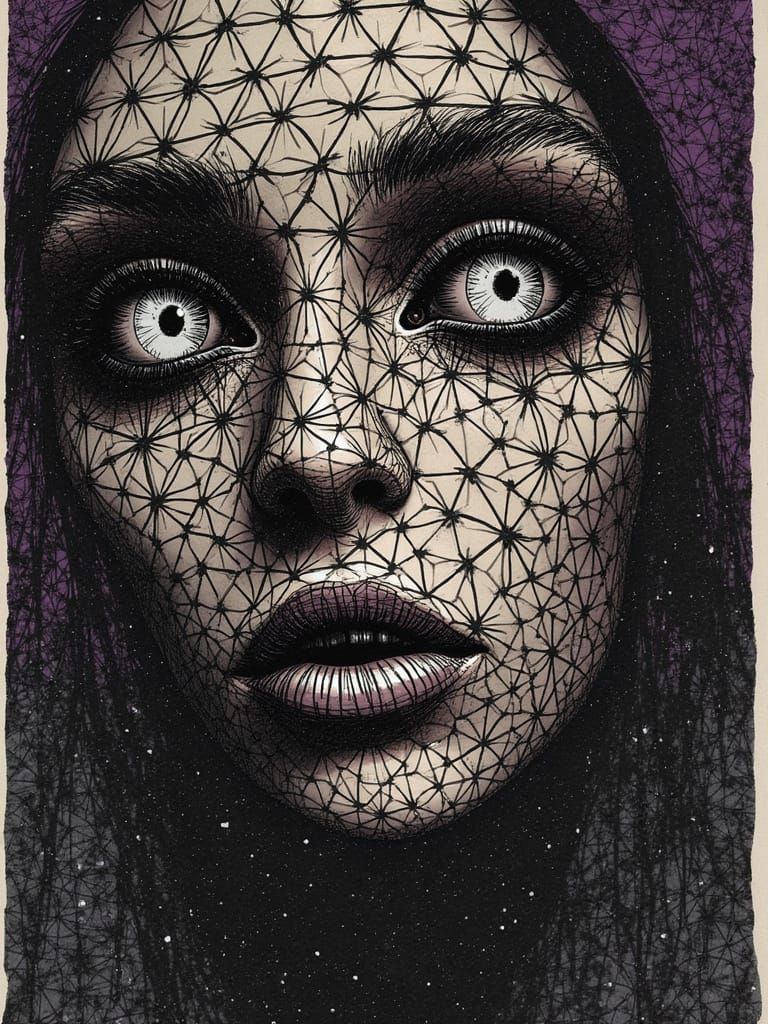 Web of stars. Eyes of prophecy. Lips? Classified.