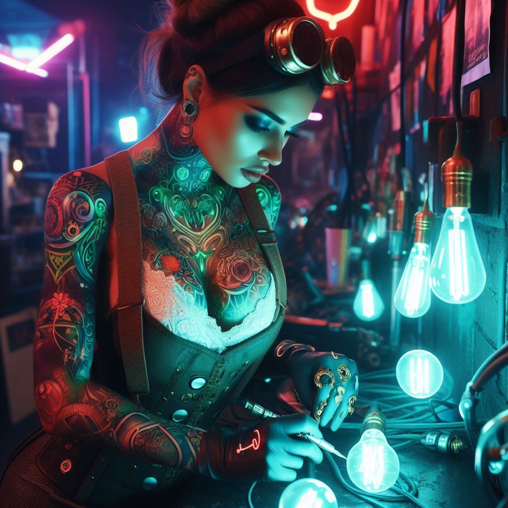 Working in Neon City.