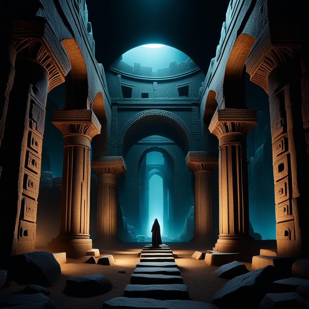 Cyclopean architecture AI Generated Artwork NightCafe Creator