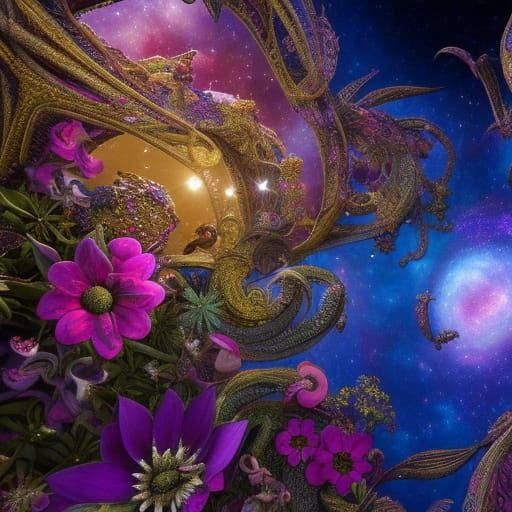 Starscapes of flowers