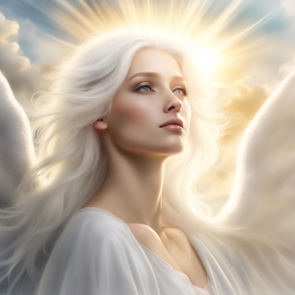 Angel of Light 2 - AI Generated Artwork - NightCafe Creator