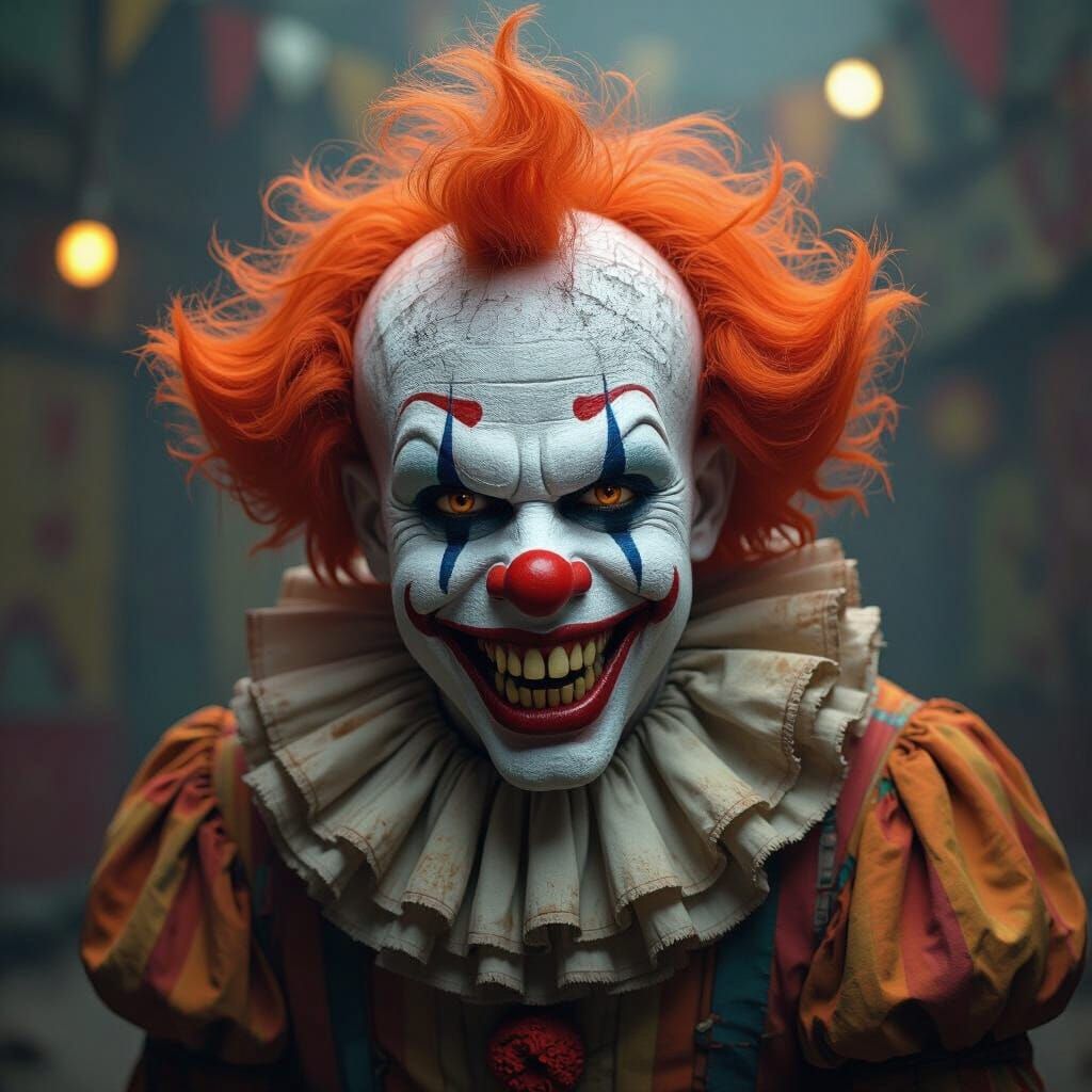 IT like fierce 
clown monster with teeth