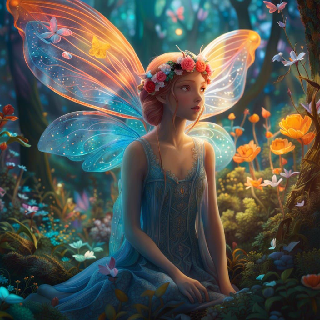 Forest fairy - AI Generated Artwork - NightCafe Creator