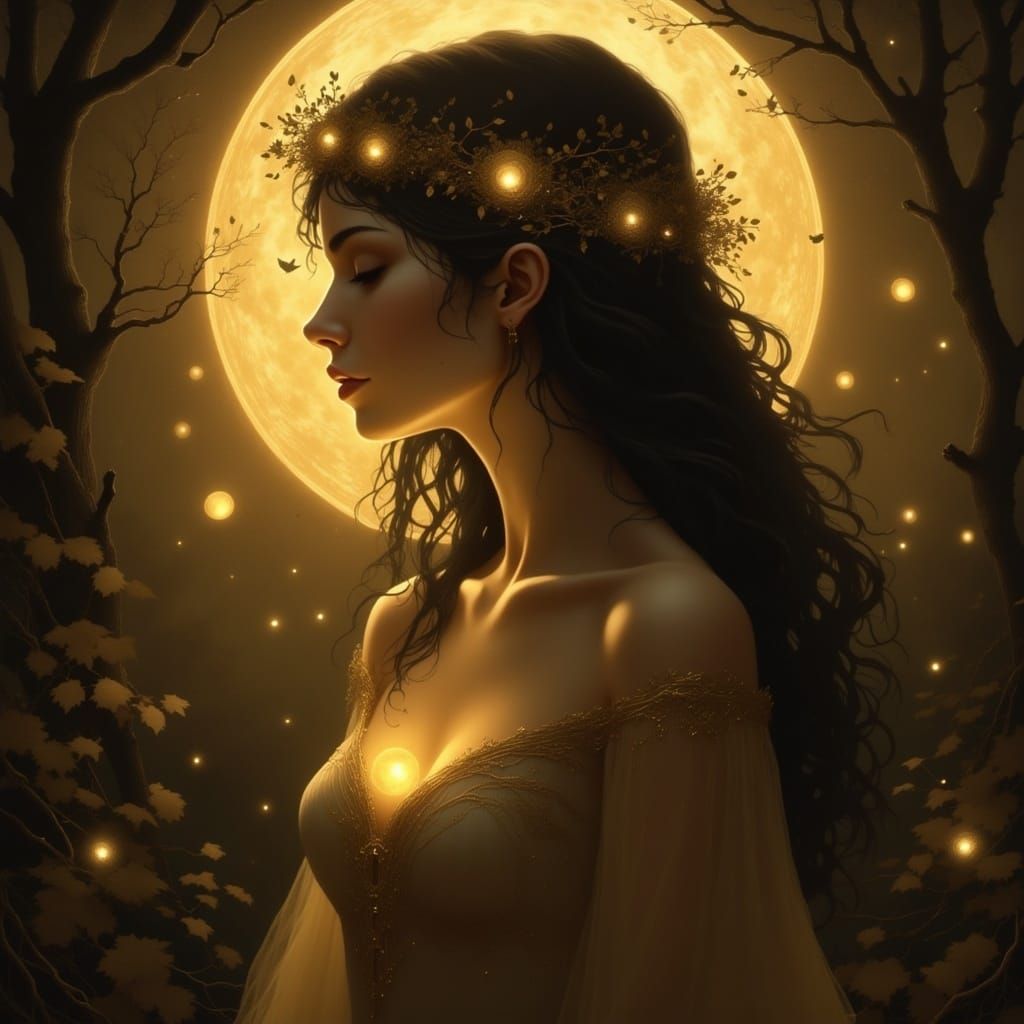 Faegoldbulb glowing, turning dark to bright
For a fleeting moment, they stay with us
A dance in time before the hush
Dawnsolafae fades, yet...