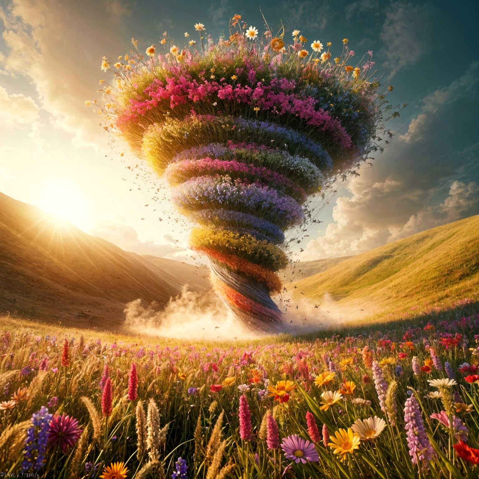 Flower Tornado