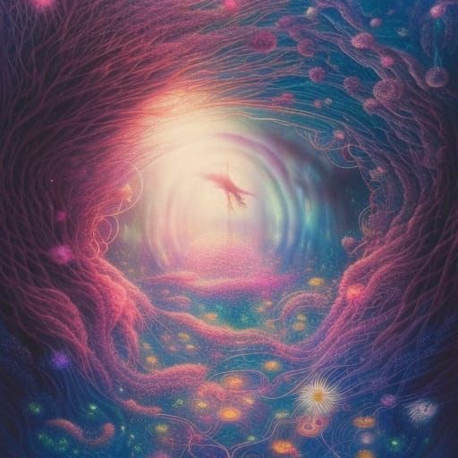 a room, maximalist photoillustration: by Marton Bobzert: 8k ...