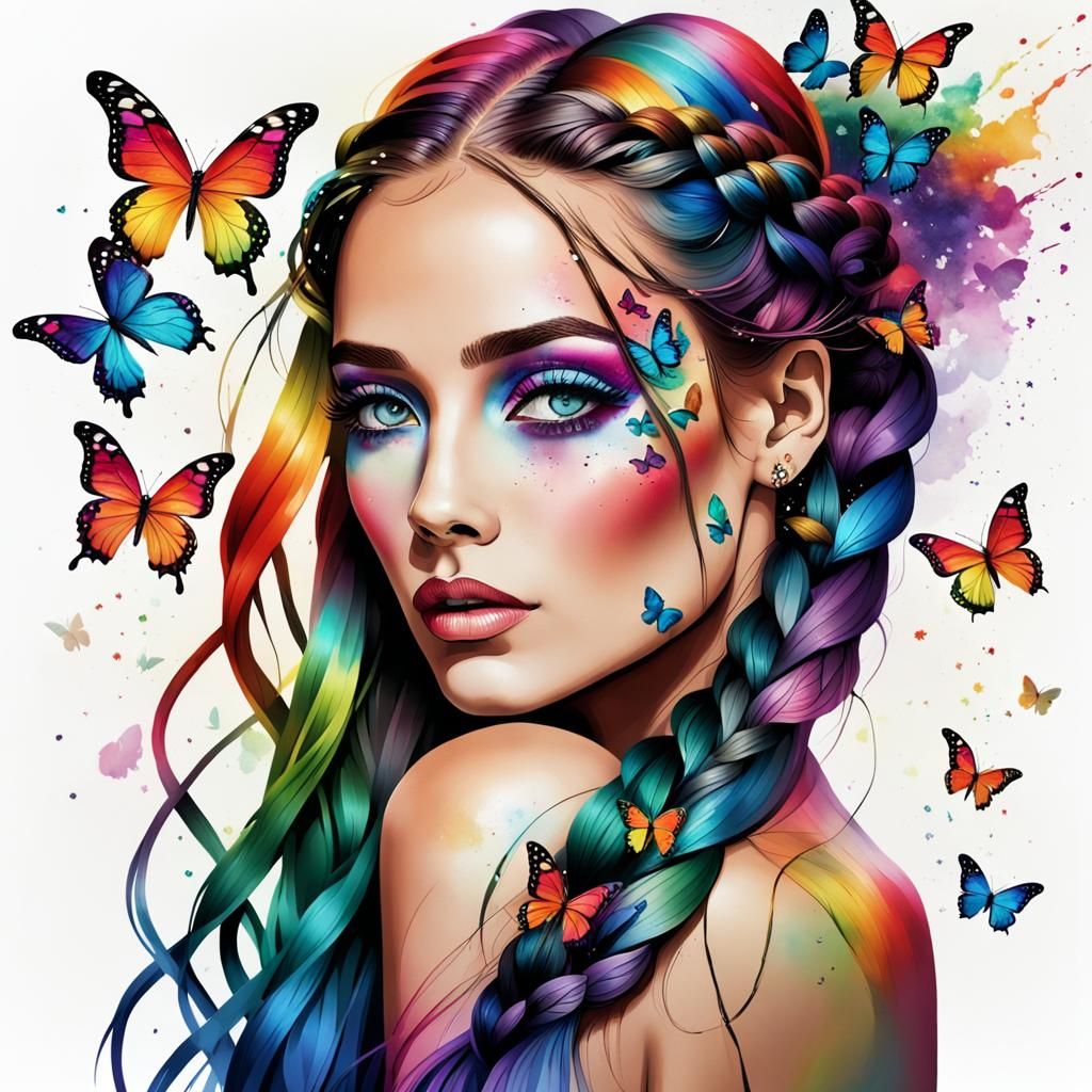 Rainbow Hair