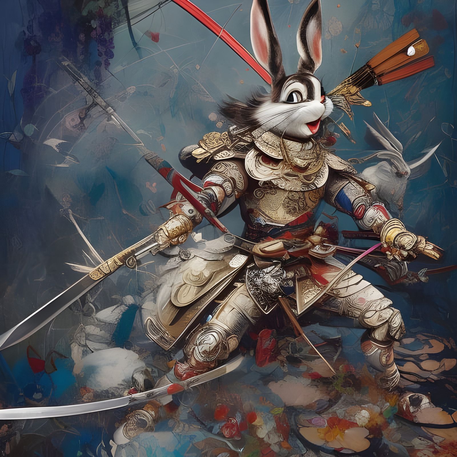 The Secret Samurai - AI Generated Artwork - NightCafe Creator