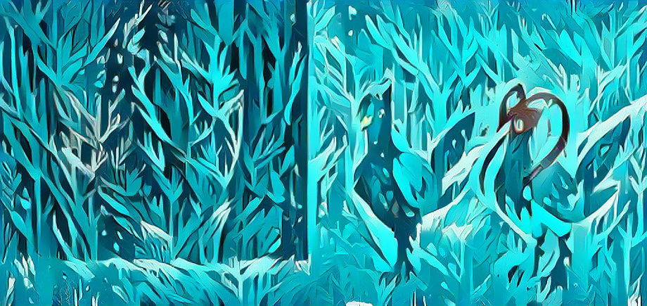 Snowflake Forest (MC Escher)