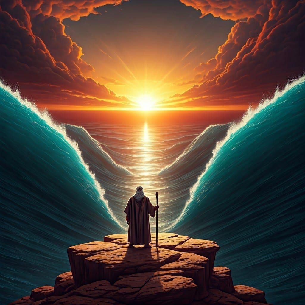 נטה את ידך על הים ובקעהו