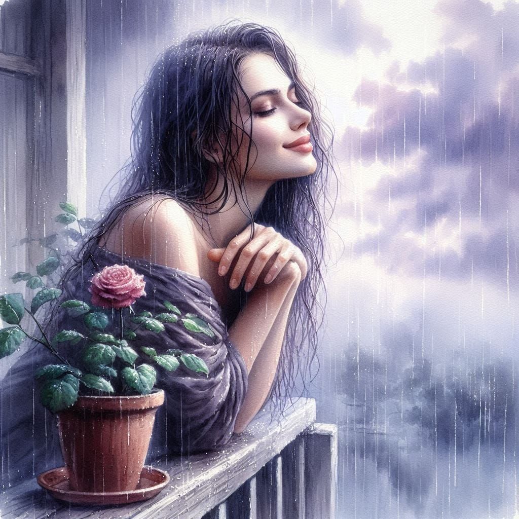Lavender Rain