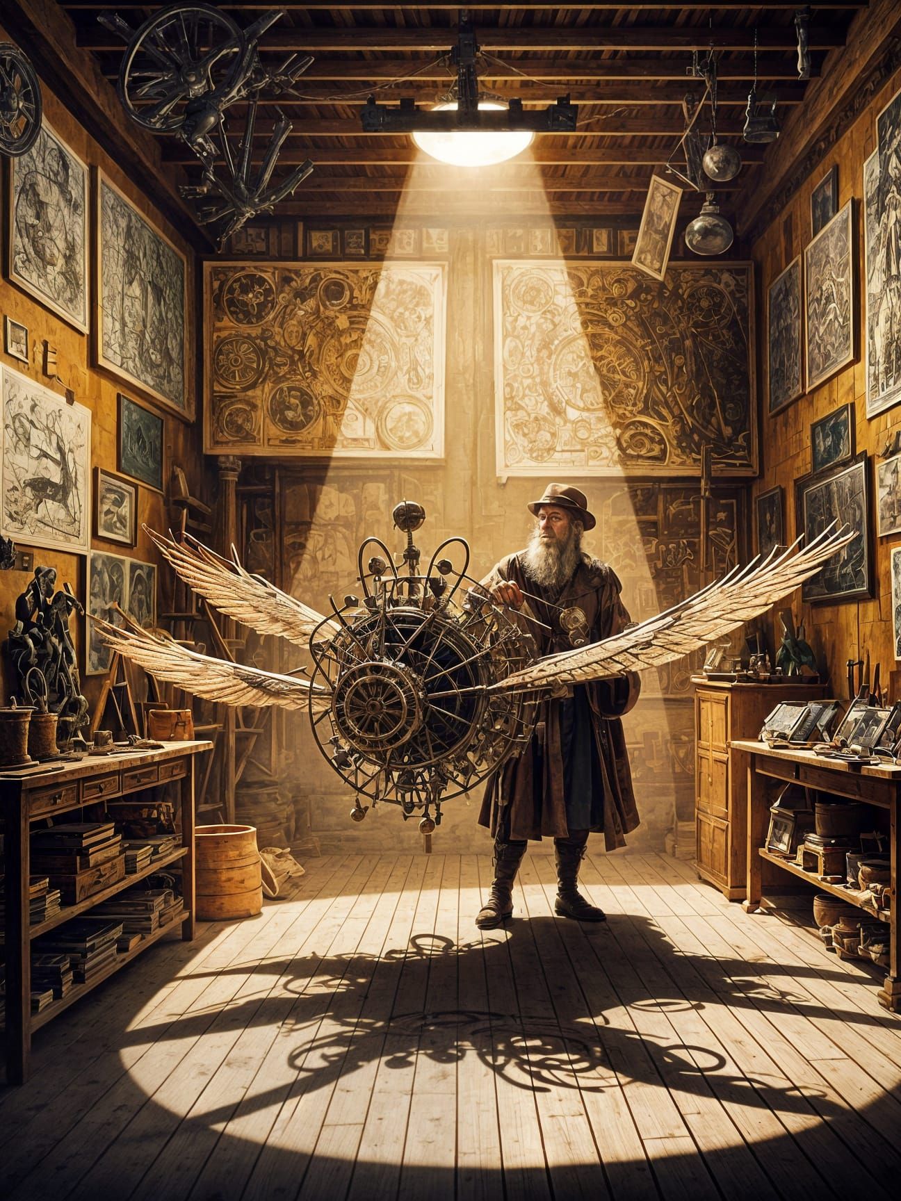 Strange flying machine  by @Roswarcus