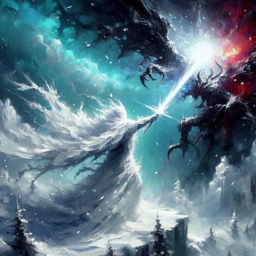 The Hero and the villain