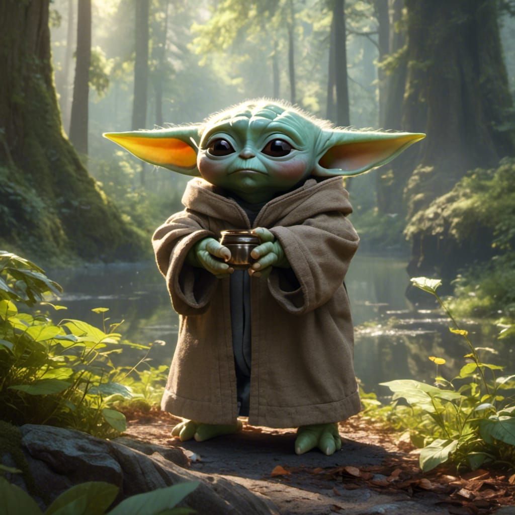 Baby Yoda - It's Coffee Time !