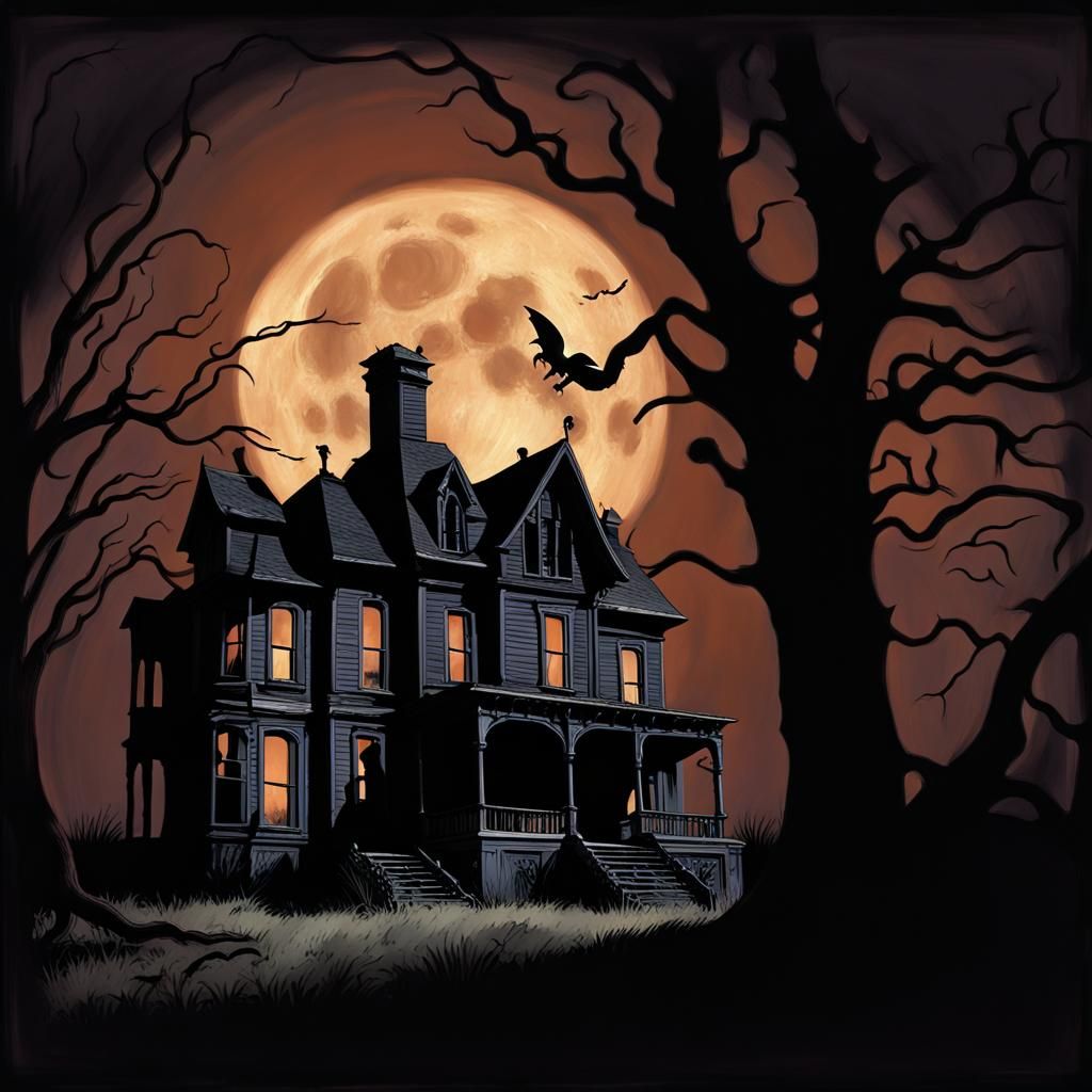 Whispering Hollows Estate - Haunted House (series) - AI Generated ...