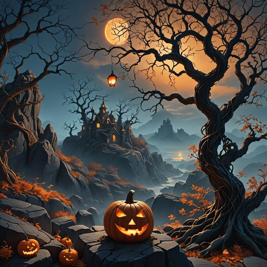 jackolantern AI Generated Artwork NightCafe Creator