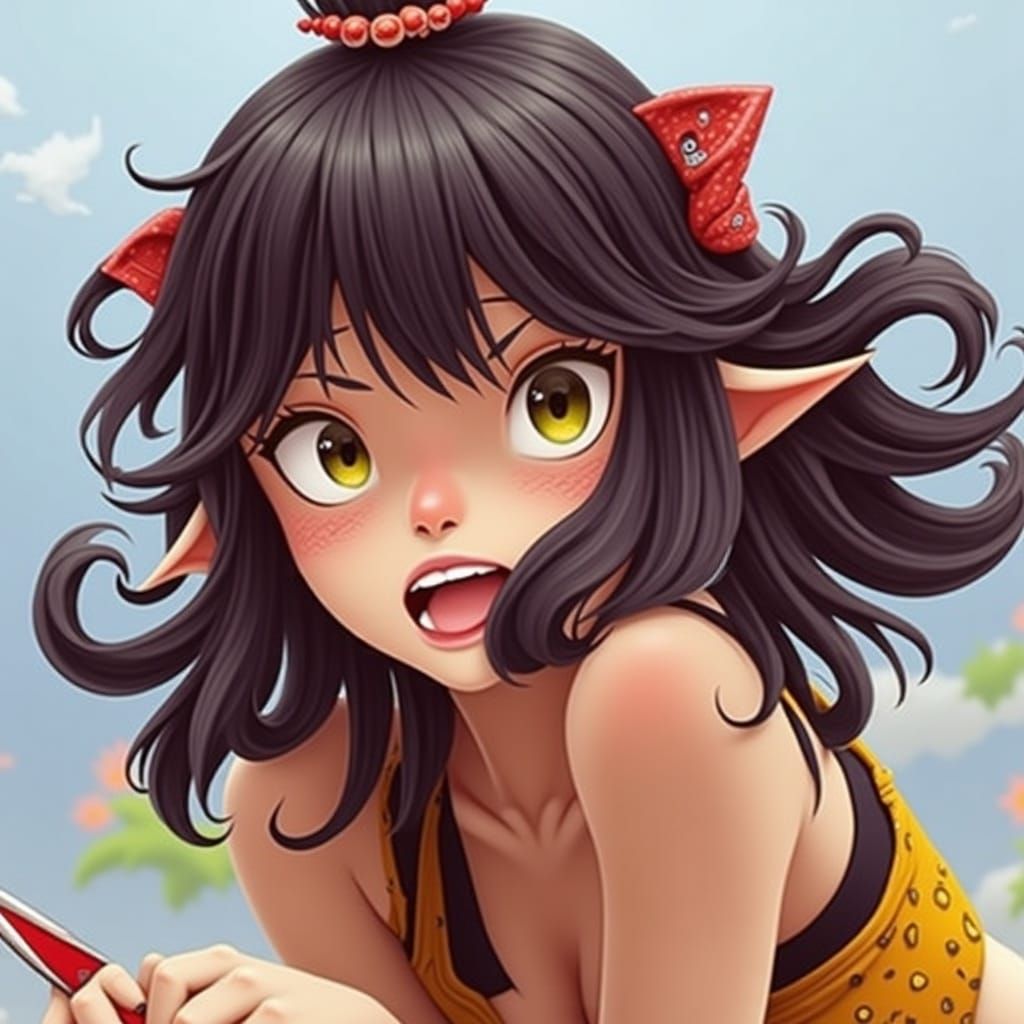  <lora:Creature Flux:1.0>