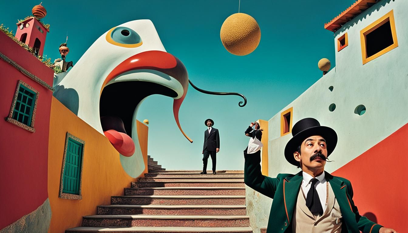 A Surreal Finale, surreal big moustache