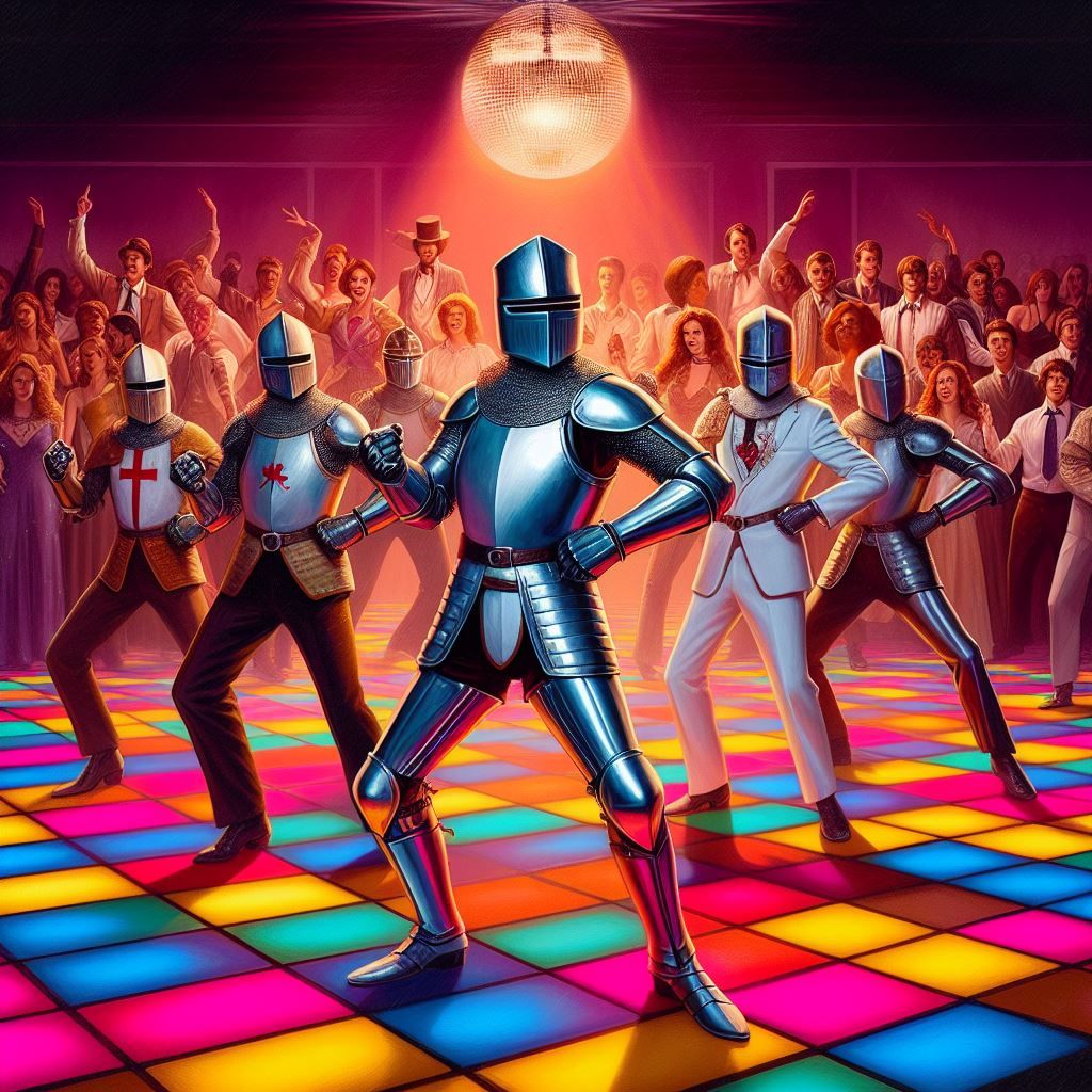 BOOGIE "KNIGHTS". Inspired by the movie "Boogie Nights" by Paul Thomas Anderson