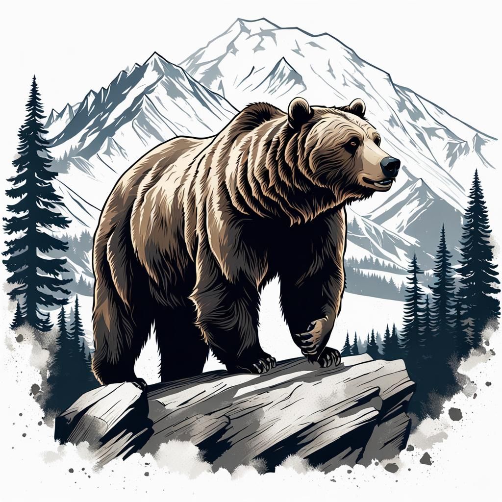 Grizzly - AI Generated Artwork - NightCafe Creator