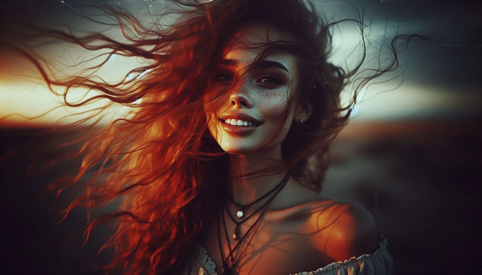 Blazing Grace 🌸🙏 Overlay Vintage Grain