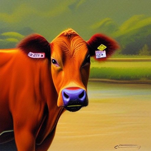 Mango Cow AI Generated Artwork NightCafe Creator