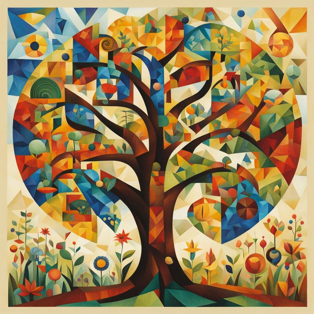 Garden of life cubism tree of life 