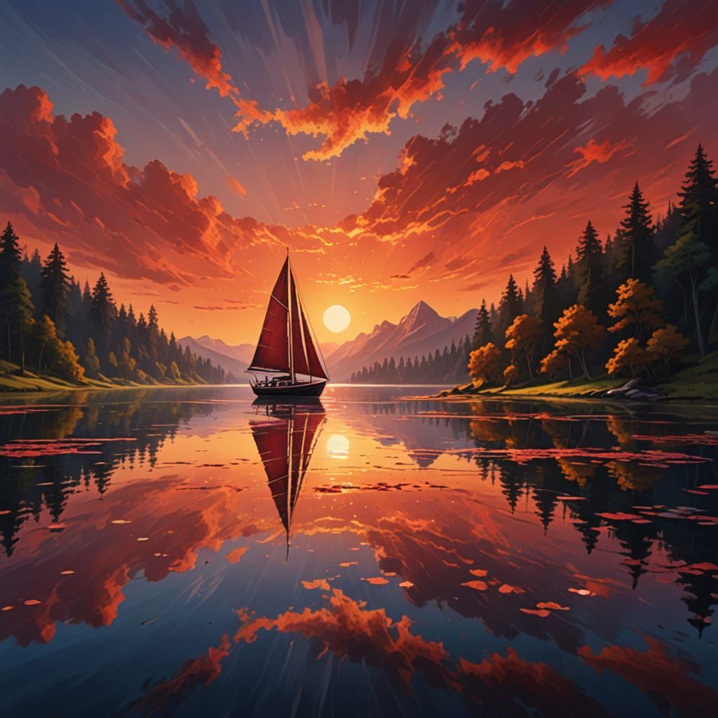  The Sunset  by @A Secret McDaniel