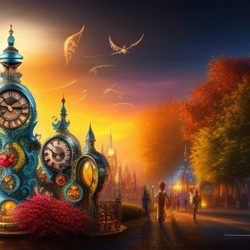 Clocks 4 AI Generated Artwork NightCafe Creator