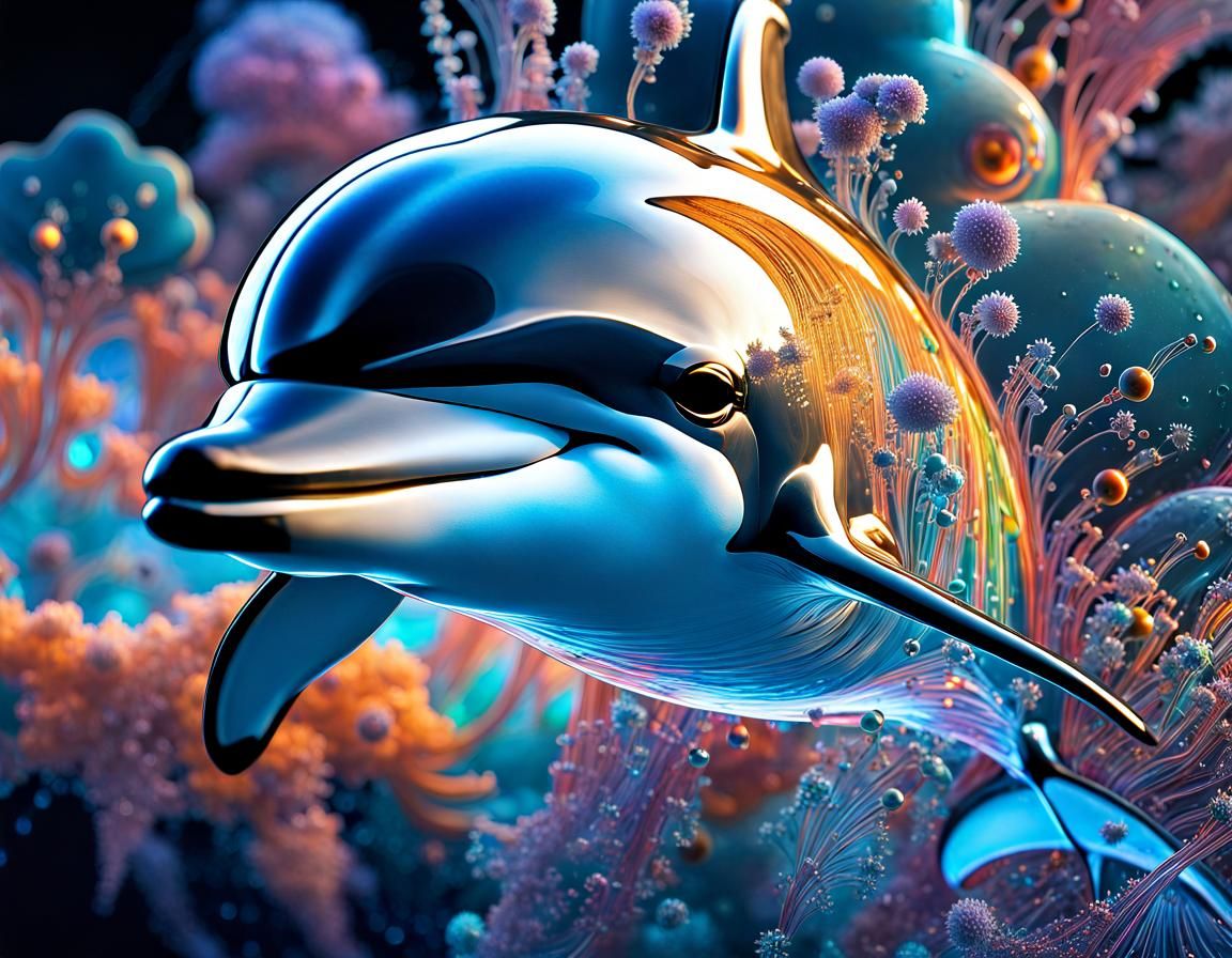 Dreamy Dolphin  by @Nia Nal