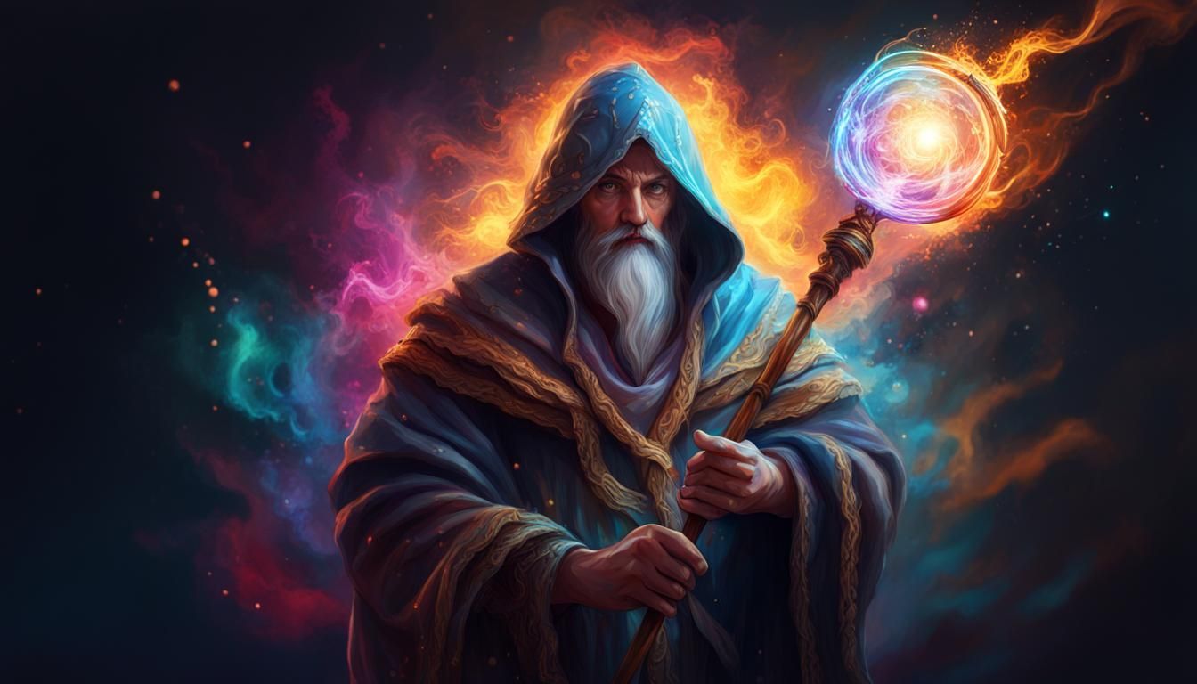 Mystical Mage - AI Generated Artwork - NightCafe Creator